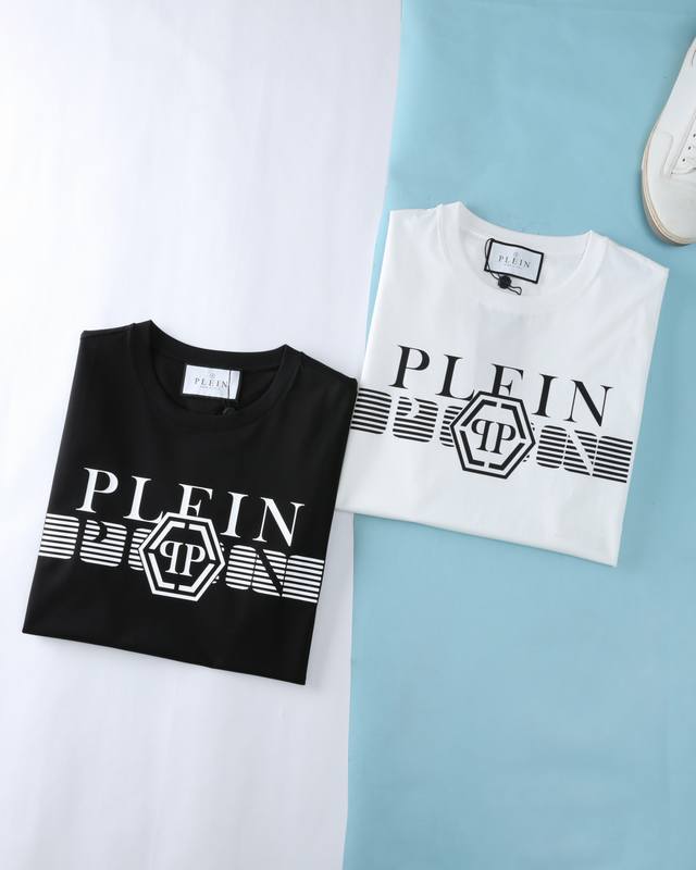 Pp Fili*Pu*in 25Ss new spring and summer 80s double mercerized cotton short-slee