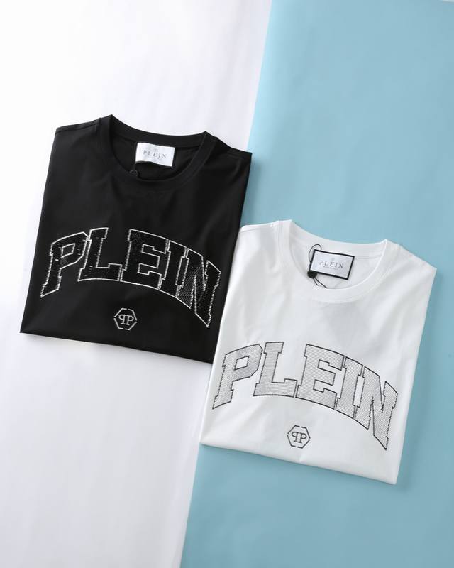 Pp Phil*Pu*in 25Ss new summer high count double mercerized cotton round neck sho