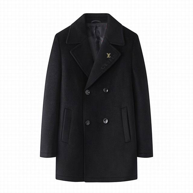 Recommended by the owner! Hot item! Louis Vuitton Lv real cashmere woolen coat f