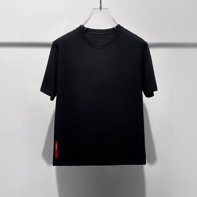 2025 counter same round neck short sleeve T-shirt Customized fabric with high el