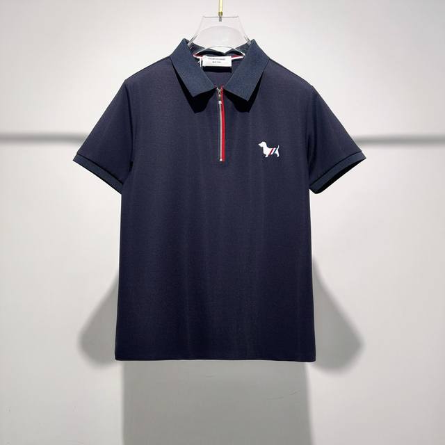 Tb 2025Ss Classic fashion lapel Polo shirt short sleeves Trading company channel