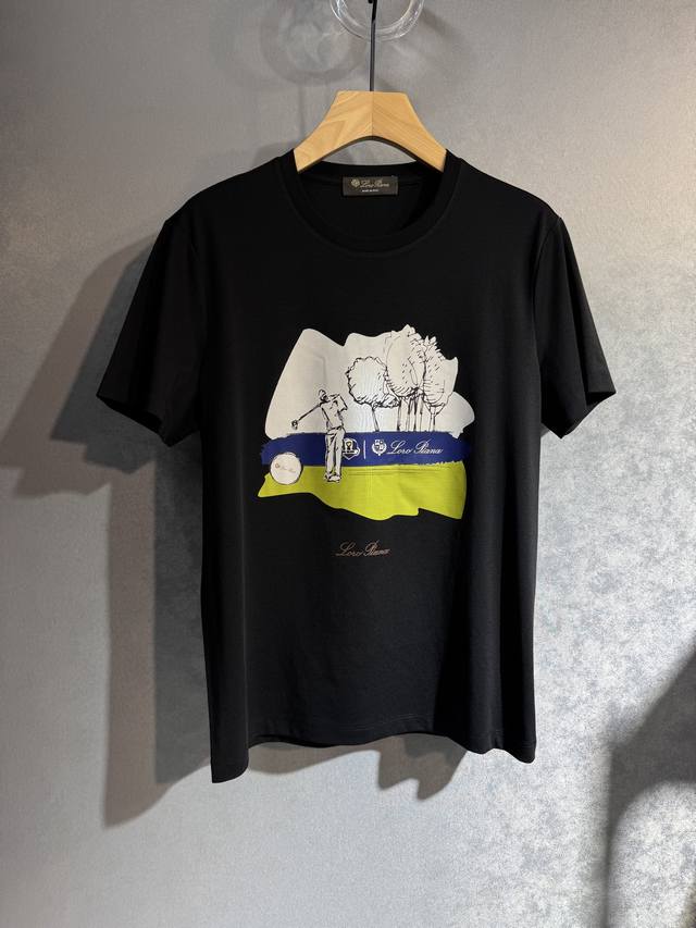 Lp Loyo Pia 25Ss new spring and summer short-sleeved top version for customizati