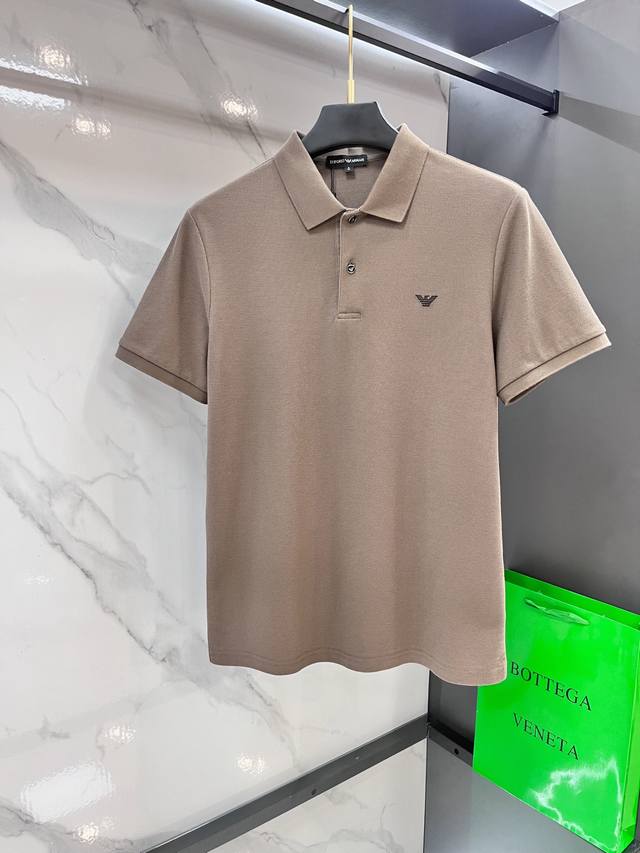 Armani 2025 new high-end business Polo is a must-have item for white-collar work