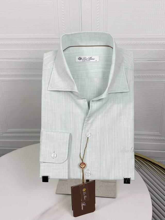Lp Loyo Piana 25Ss high-end men's business casual long-sleeved shirt, from a fam