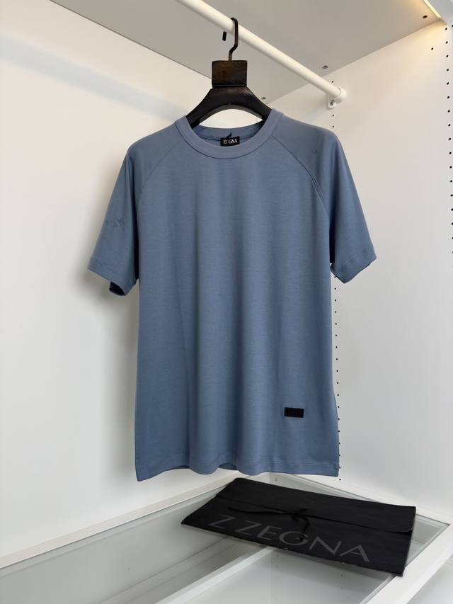 Ze*Na 2025 summer casual sports classic style off-shoulder round neck short-slee