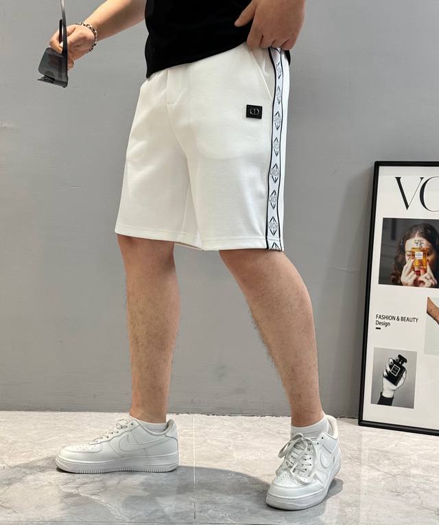 Dio*R Dior 25S trendy brand shorts. Super high quality 2025 new sports suit. Uni