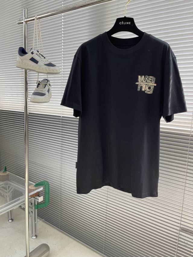 Wang 2025 Spring/Summer Short Sleeve Series Size: M-3Xl Style: Slightly Wide Sty