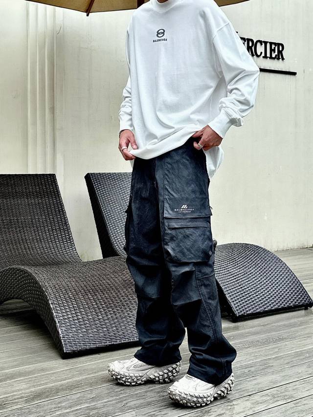 Balenciaga pants Color: Black, Gray Size: M-3Xl