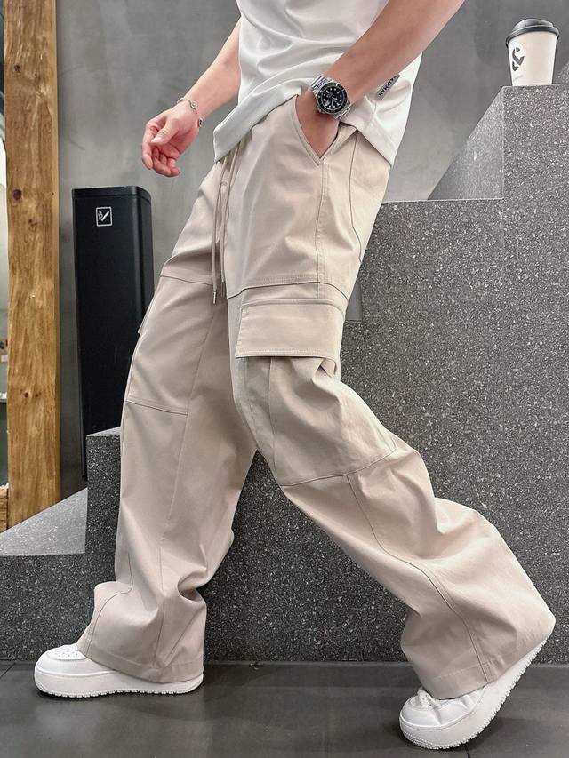 25 Spring and Summer new Martin Margiela high-end outdoor workwear casual pants,