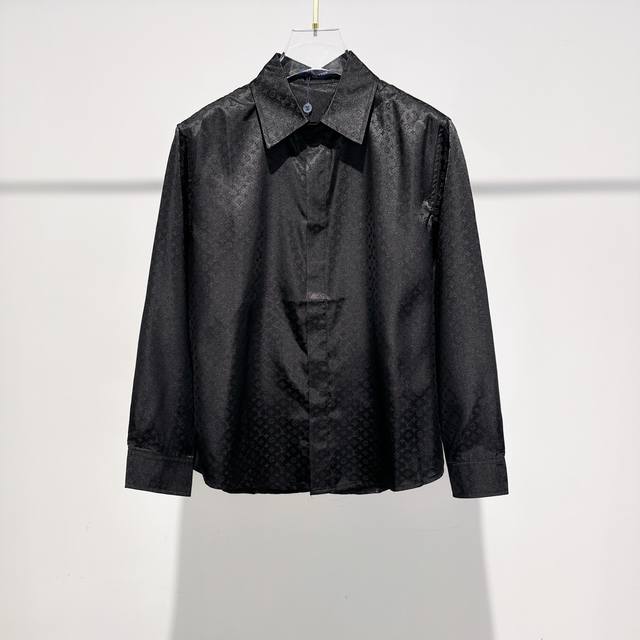 Original Lv brand men's high-end fashion long-sleeved shirt, trading company for