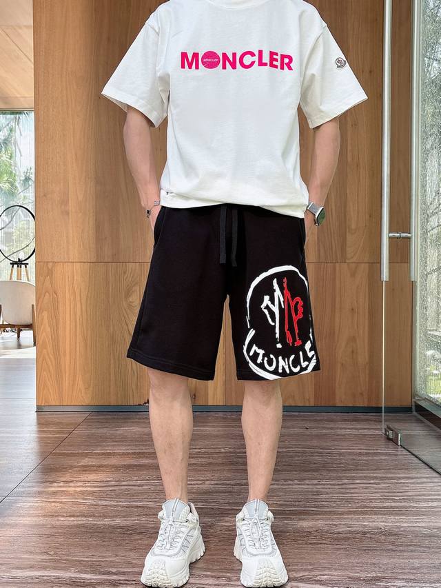 Mon 25Ss new summer casual shorts, high-end custom-made large wool loop cotton 4