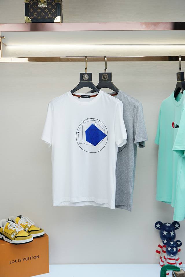 Spring and Summer Series New Product Zegna - Men's Fashion Casual Short-sleeved
