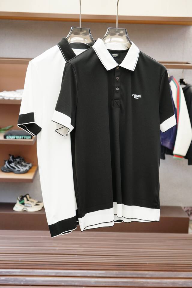 Bruti. 25Ss new summer men's business casual short-sleeved three-button Polo sh