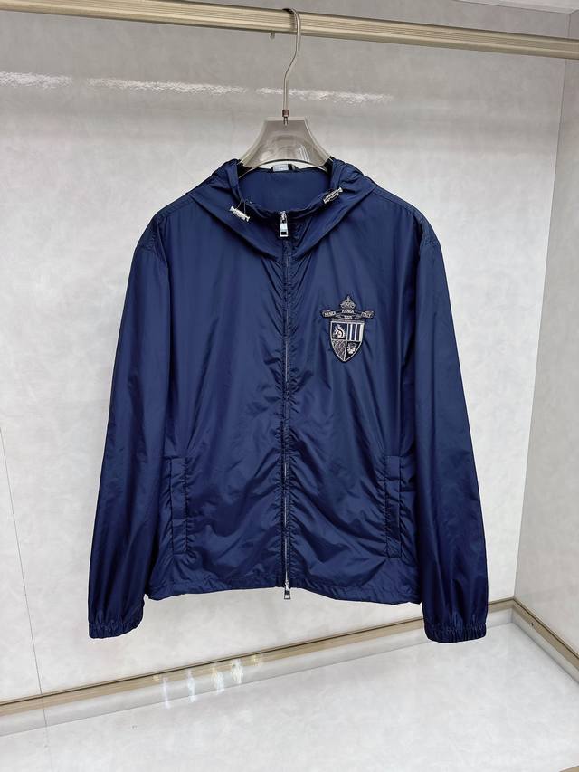 Fendi 2450 new spring men's hooded jacket, high-end fabrics are breathable and c