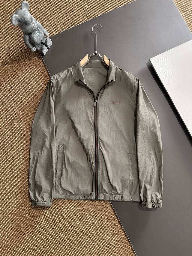 Zegna 2025 Spring and Summer new men's sun protection clothing thin jacket, uniq
