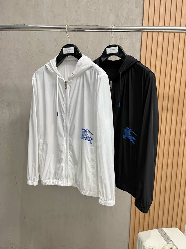 Burberry sun protection clothing classic functional casual jacket zipper waterpr
