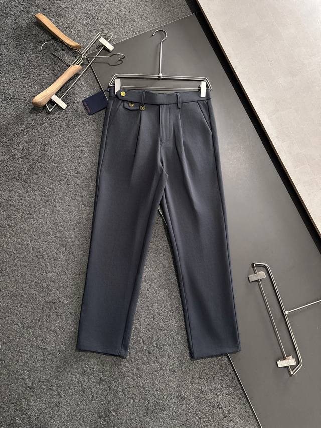 Lv 2025 latest specially modified pure cotton men's casual suit pants# This is u