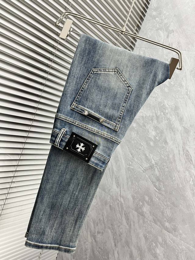 Crocs 2025Ss four seasons jeans, exquisite full set of hardware, new brand desig