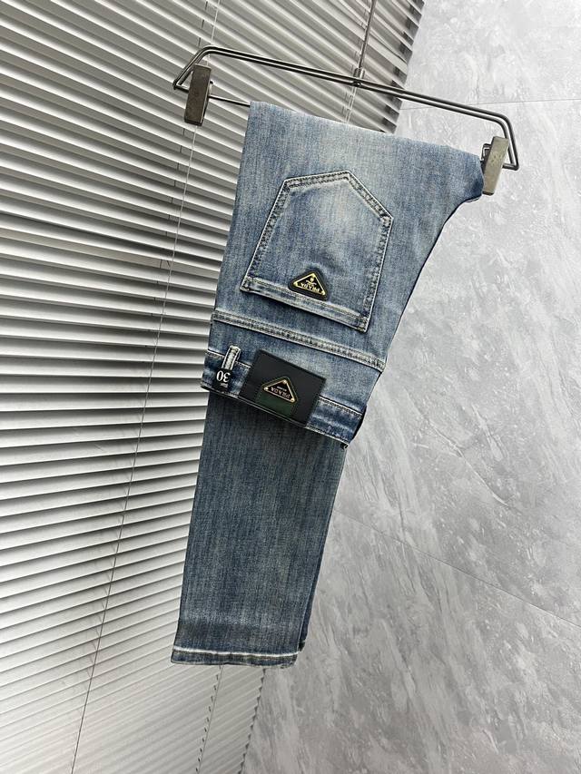 Pula''2025 spring new casual jeans, high-end custom series. Imported high-densit