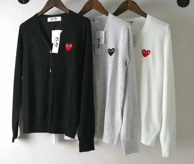 Paly Jiuchuan, classic heart cardigan, made of silk wool and cashmere, with a de