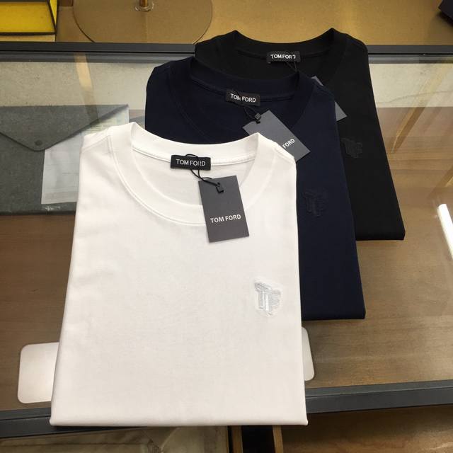 counter new product Tf 25 spring and summer new round neck short-sleeved T-shirt