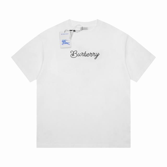 High quality Burberry soldier surfboard round neck short-sleeved T-shirt, the fa