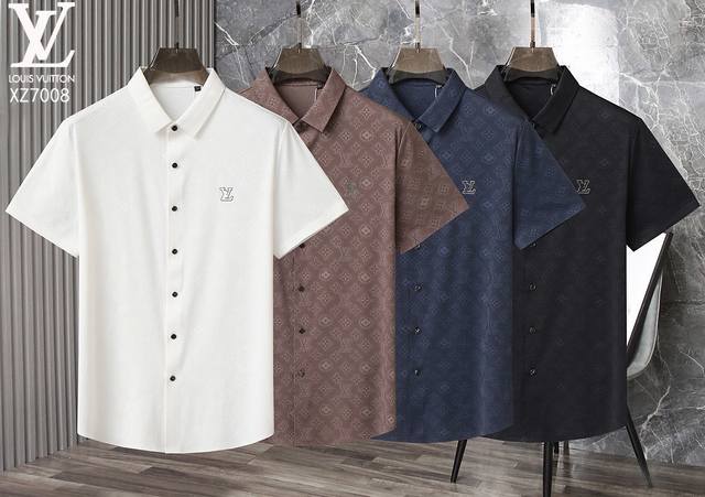Lvlujia 2025 Spring and Summer latest short-sleeved shirts, casual and fashionab