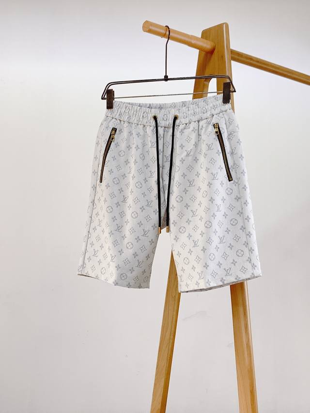 Louisvuitton 2025Ss Spring and Summer New Product Monogram Denim Jacquard Shorts