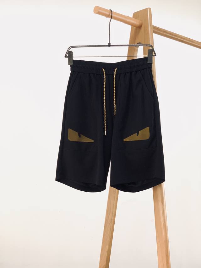 Fendi 2025Ss spring and summer new product Little Monster series shorts, made of