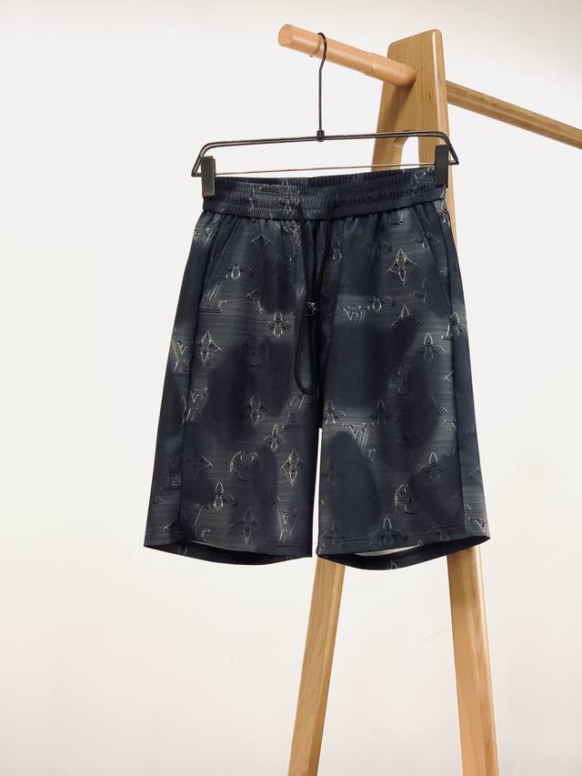 Louisvuitton 2025Ss Spring and Summer New Monogram Printed Shorts, custom-made d