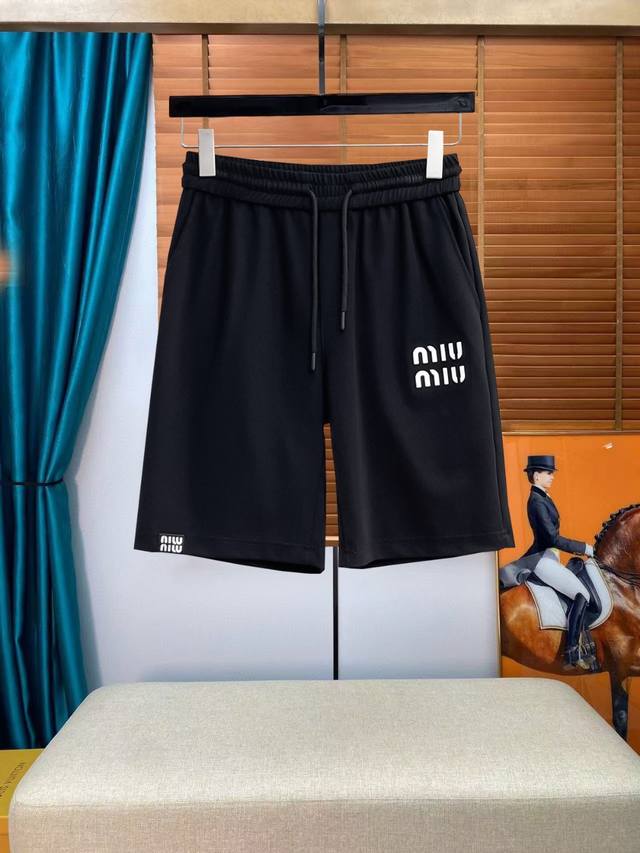 Miumiu Miu Miu three-label complete 2025 summer new men's casual double-sided sh