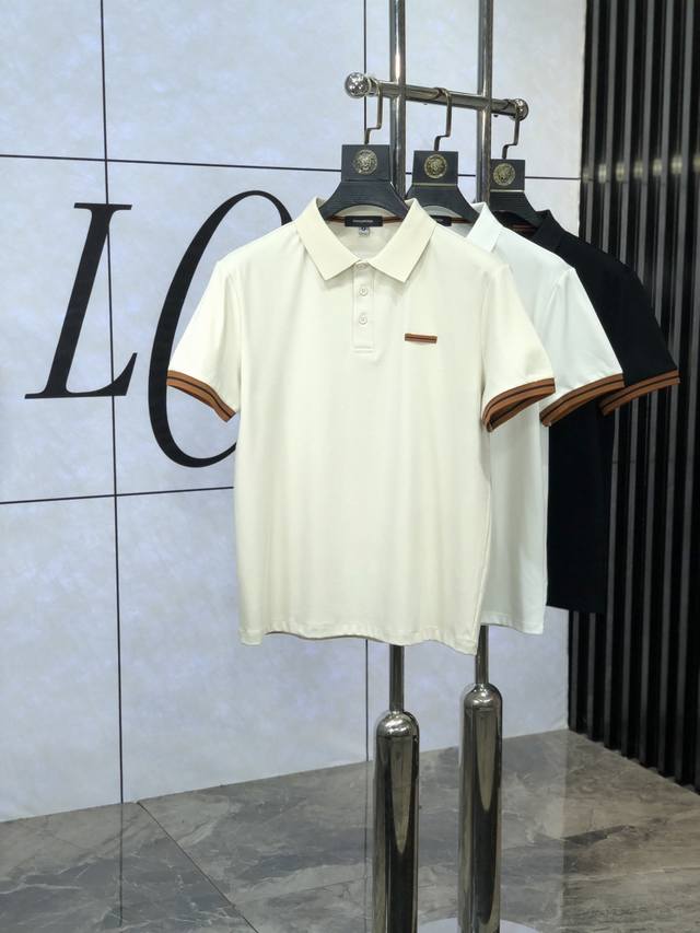 Ermenegildo Zegna. The new men's logo short-sleeved Polo shirt for spring and su