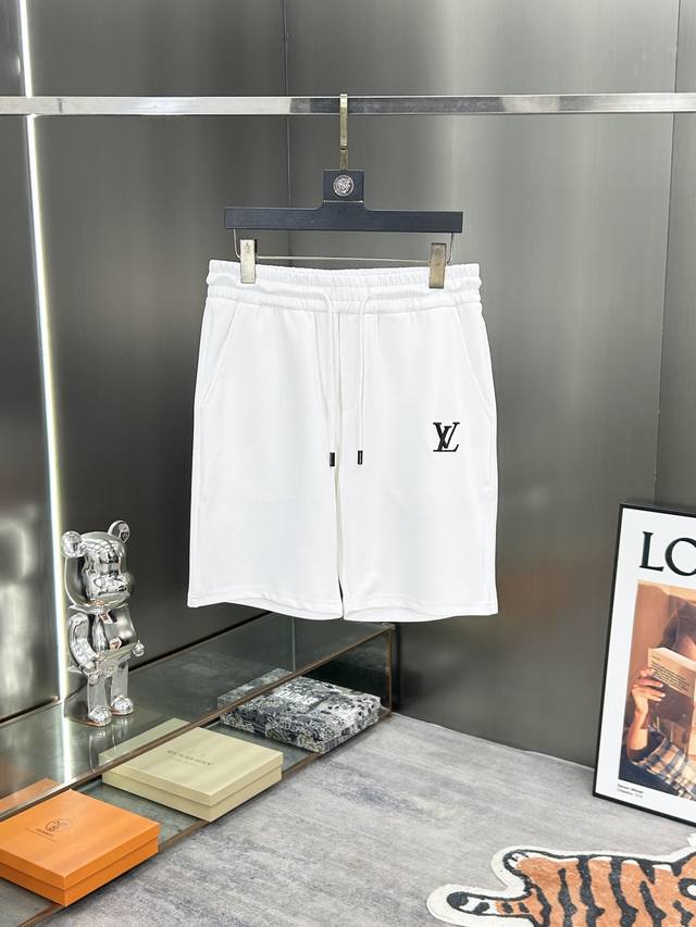 Lv New arrival 2025 spring and summer new casual pants shorts, imported high-den