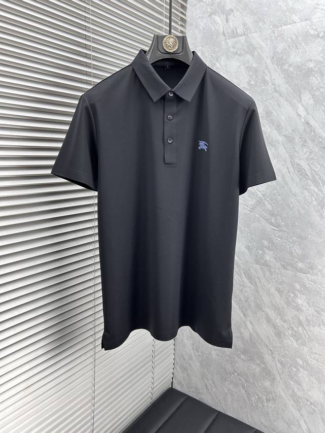 Babao''SS25 new summer lapel Polo shirt. High-quality piqu