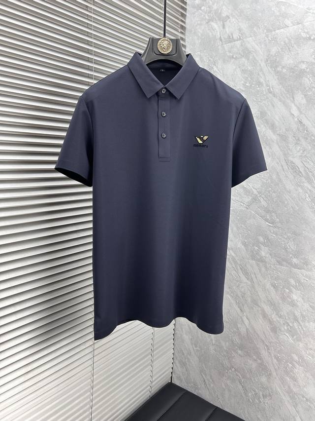 Ama's SS25 new summer lapel Polo shirt. High-quality piqu