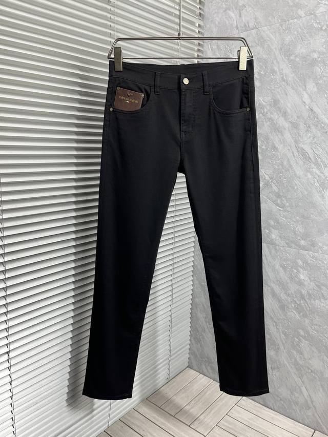 Ama's early spring thin men's new high-end fashion casual jeans, original 1:1 go