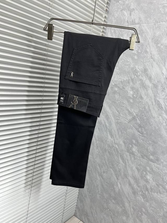 Saint Luo's early spring thin new men's high-end fashion casual jeans, original