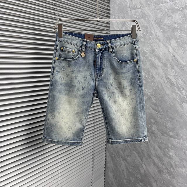 Lv''2025Ss new summer original high-end hot-selling denim shorts super customize