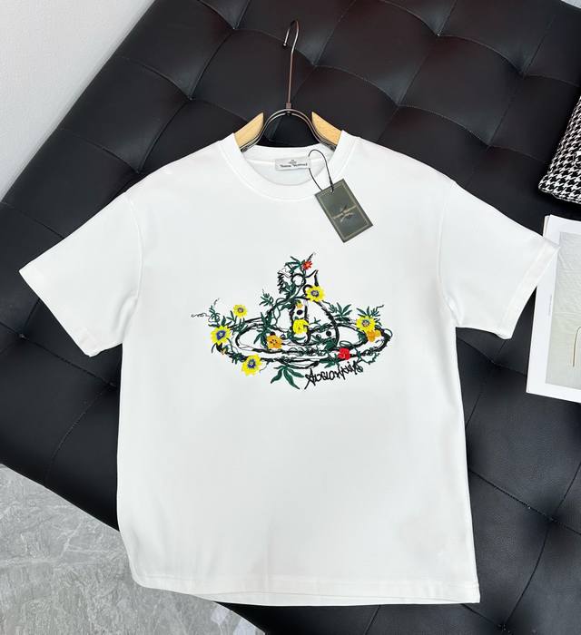 The Queen Mother's 2025Ss Spring and Summer latest round neck fashion short-slee