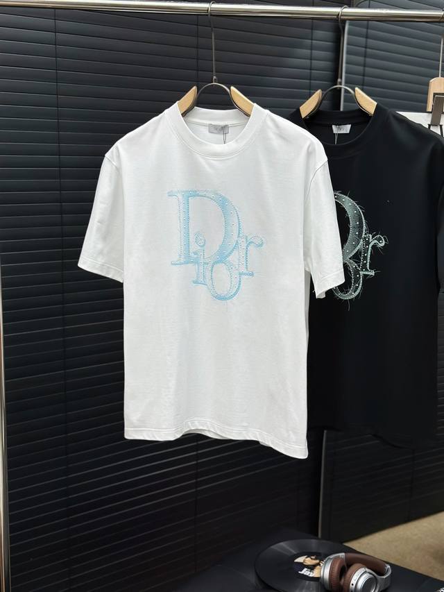 Dior 2025 Spring and Summer new round neck first counter latest short-sleeved ro
