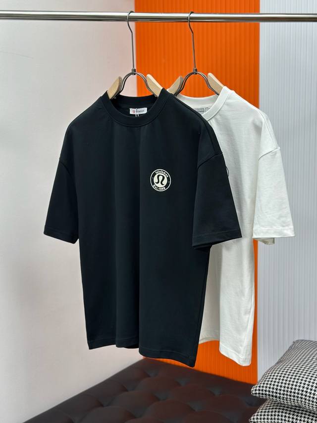 Lulu Lulu Lemon 2025Ss latest round neck fashion short-sleeved T-shirt for sprin