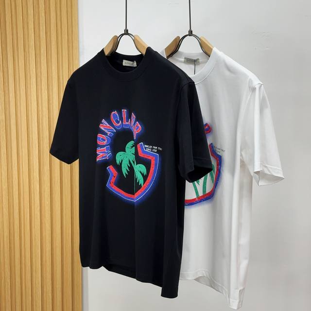 Moncler 2025 spring and summer new round neck first counter latest short-sleeved