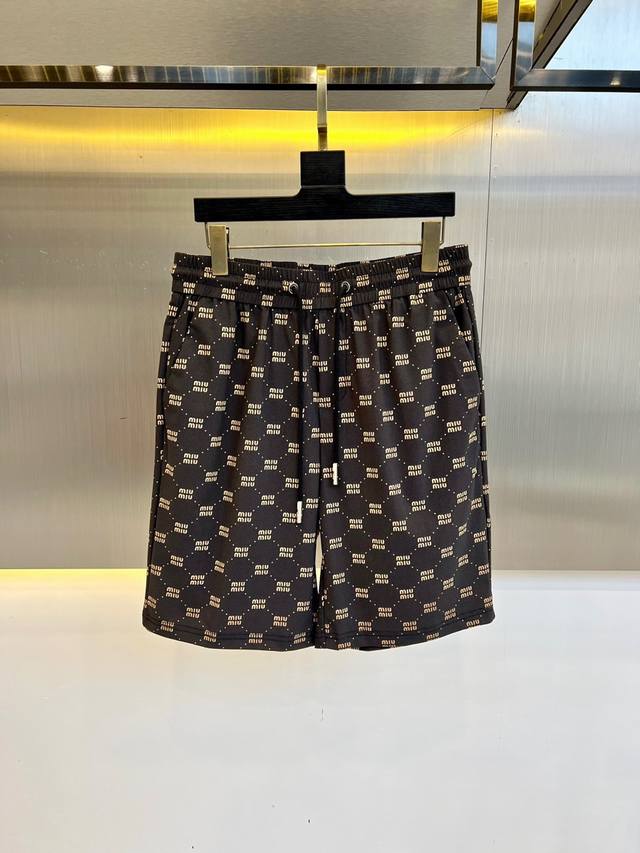 Miumiu2025Ss new summer shorts! Selected imported custom shorts with refreshing