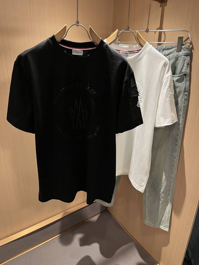 Moncler 2025 Spring and Summer latest unisex trade order short-sleeved T-shirt,