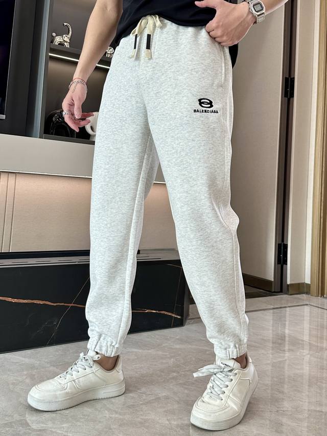 Balenciaga 2025 Spring and Summer latest series of men's casual pants! uses cust