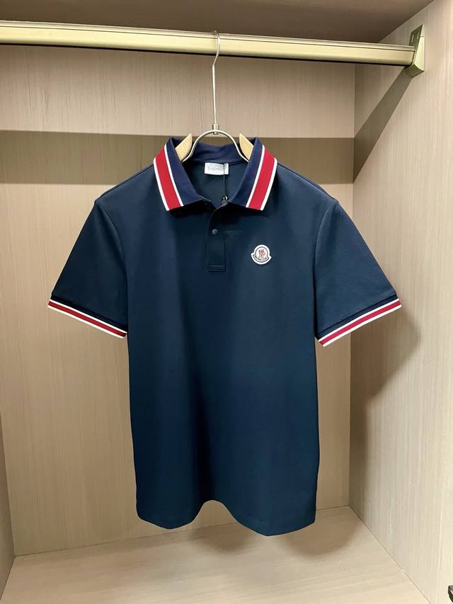 The latest lapel Polo shirt from Moncler's 2025Ss summer new official website, p