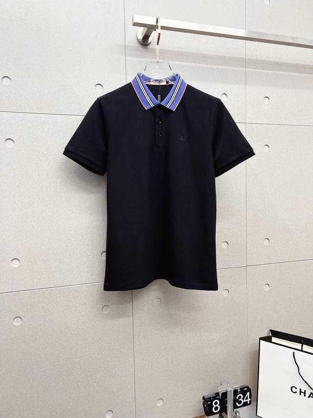 Burberry's 2025 summer new men's lapel Polo shirt unlocks Italian elegance. The