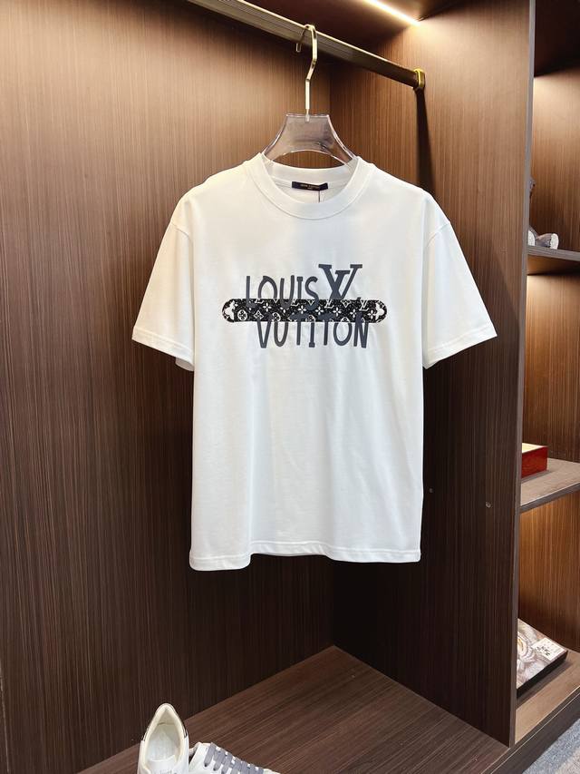 Lv 2025Ss Spring and Summer high-quality couple short-sleeved T-shirt, selected