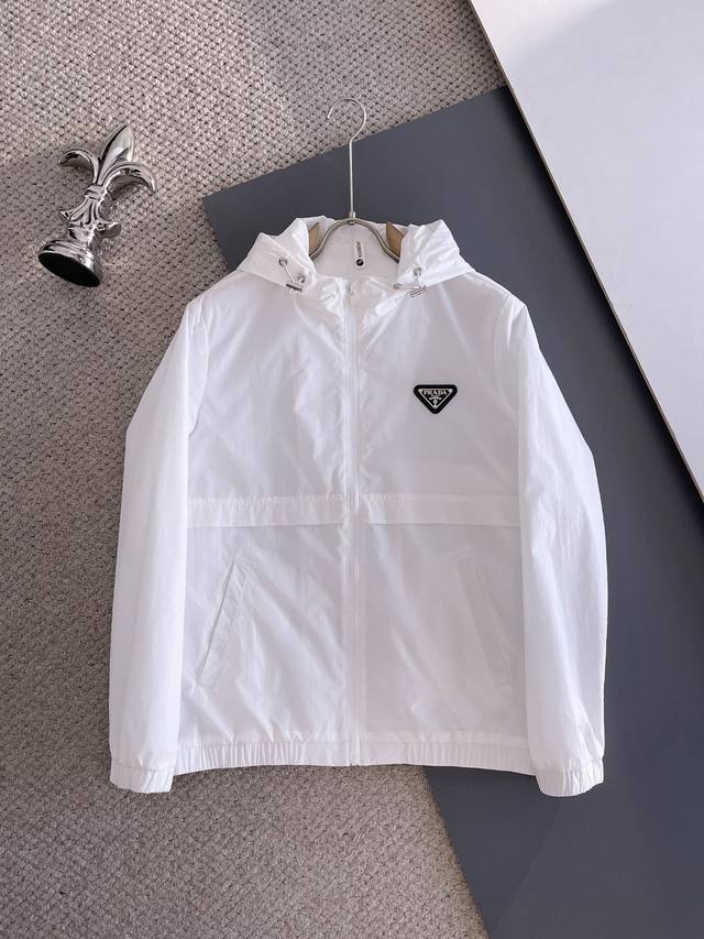 Prada 2025 Spring new men's jacket, original three-label complete high-end versi