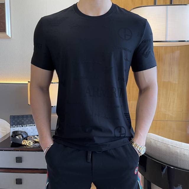 A Mani 2025Ss New Year Spring and Summer boutique short-sleeved T-shirt official